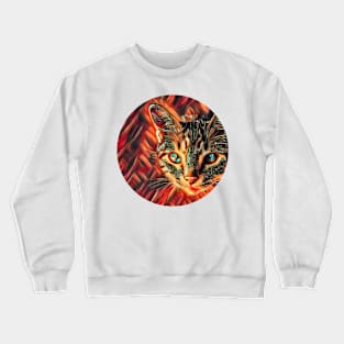 Dominant mycat, revolution for cats Crewneck Sweatshirt